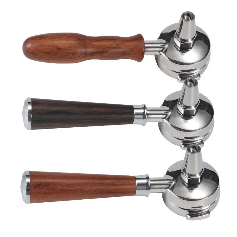 

58MM Coffee Bottomless Portafilter Espresso Filter Basket Replacement For E61 Barista Machine Accessories