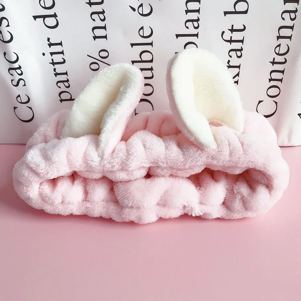 Новое поступление милые кошачьи ушки коралловые флисовые повязки для женщин