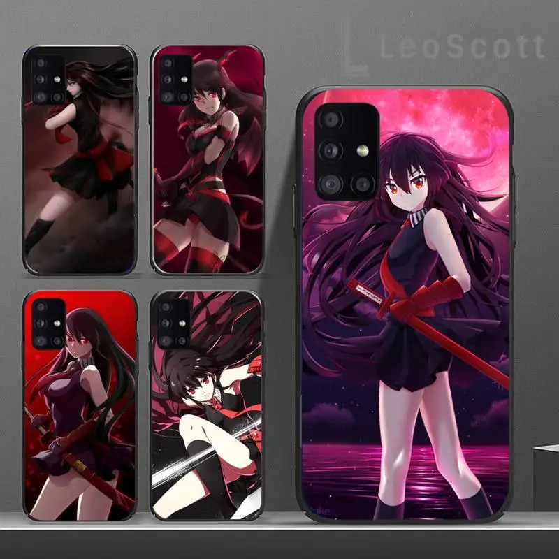 Чехол для телефона аниме Akame Ga Kill чехол Samsung A32 A51 A52 A71 A50 A12 A21S S10 S20 S21 Plus Fe Ultra - купить