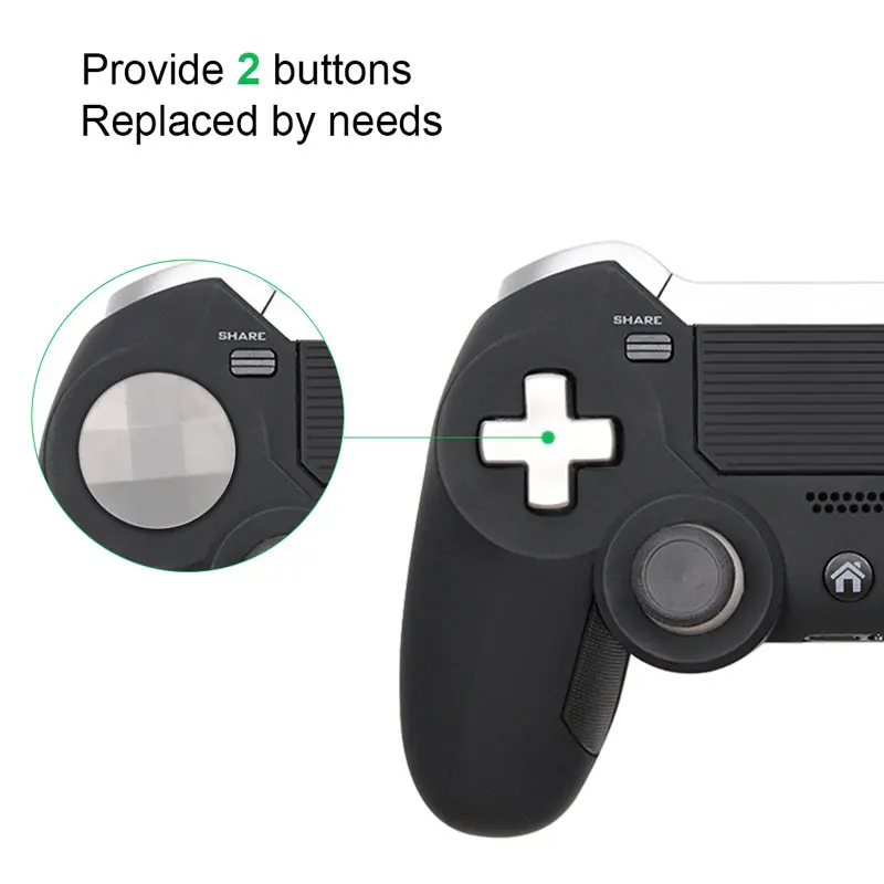 Поддержка Bluetooth Беспроводной игрового контроллера геймпад для PS4 двойной