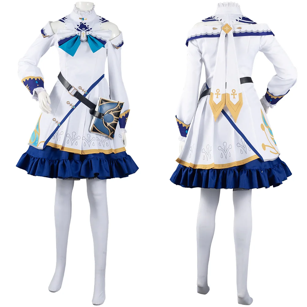 

Game Anime Genshin Impact Barbara Cosplay Costume Outfits Halloween Carnival Suit