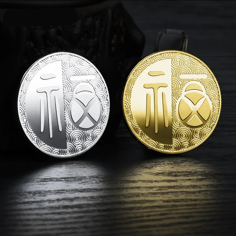 

1pc Gold Plated Blessing Coin Lucky Person Coin Good Luck Gift Blessing Wish Commemorative Coins Collection Gift