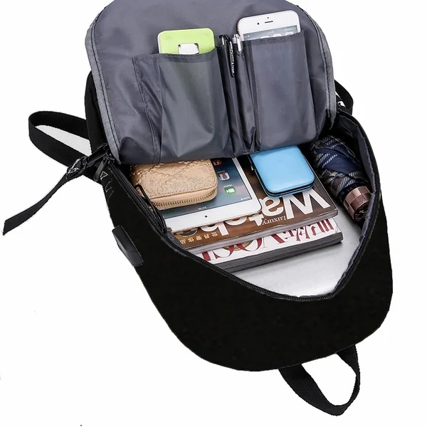 Рюкзак с защитой от кражи светящийся водонепроницаемый рюкзак для мужчин AJAX