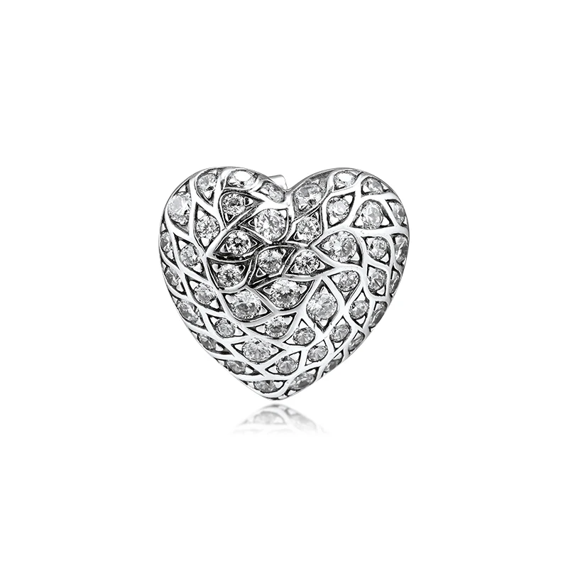 

CKK Earrings Pattern Heart Single Stud Earring for Women Sterling Silver 925 Jewelry aretes Pendientes kolczyki Earing Brincos