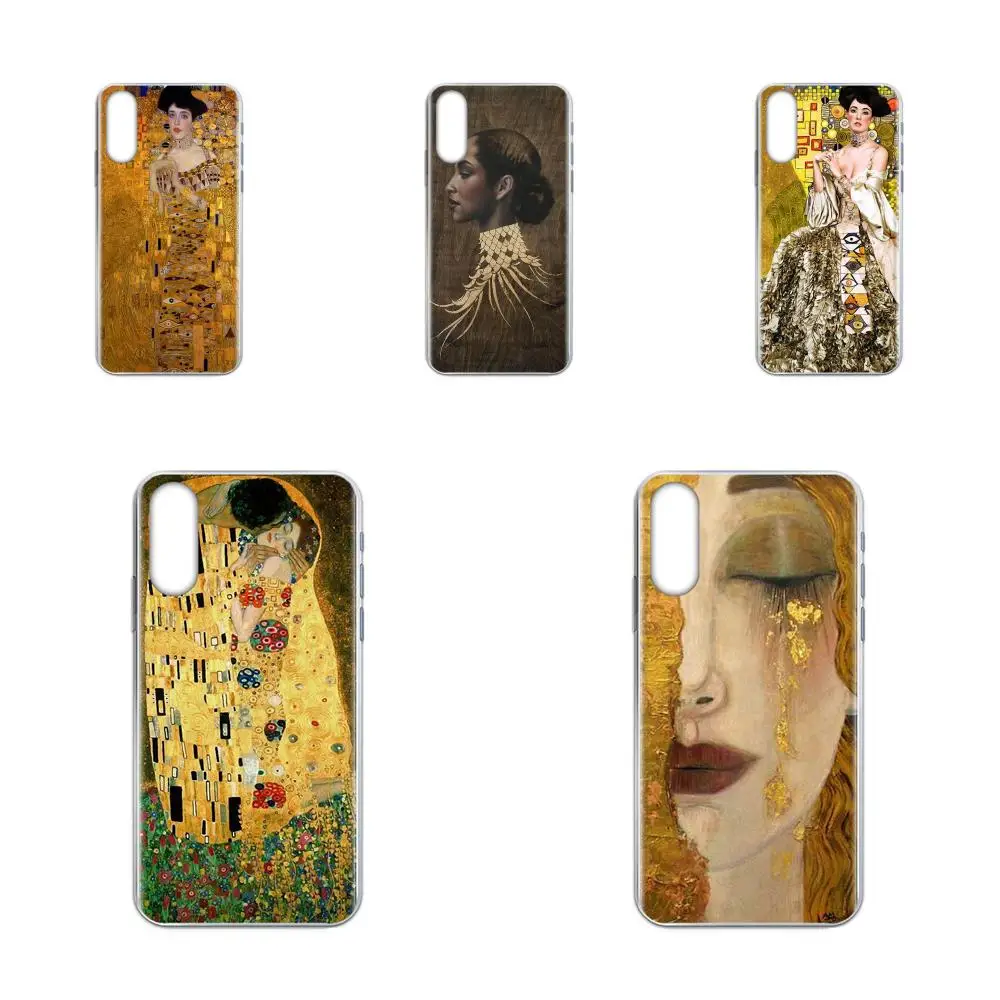 Картина маслом Kiss By Gustav Klimt Gold Tears для LG G7 ThinQ G5 G6 K50 Q60 K40 K8 Q7 2018 2017 V40 V30 V20 V10 чехол с