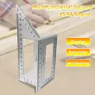 Многофункциональная квадратная угловая линейка 4590 градусов измерительный инструмент для деревообработки