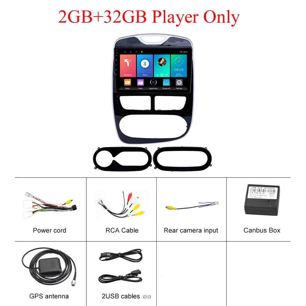 

For Renault Clio 2013 2014 2015 10.1 inch 2din Car Radio MP5 Multimedia Video Player Android WIFI GPS Navigation Auto Stereo