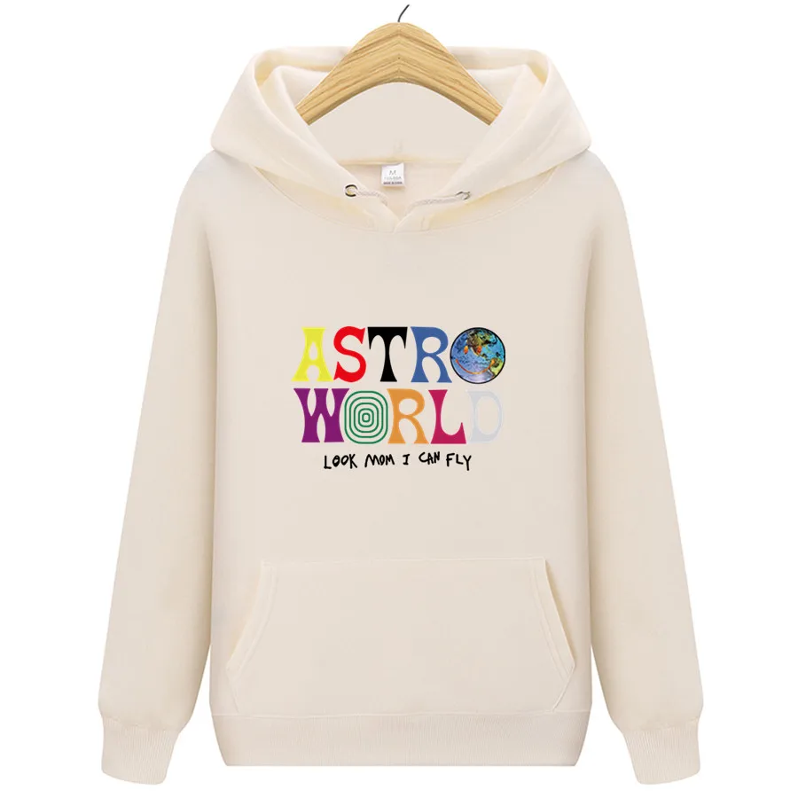 

CHAIYAO ASTRO WORLD Men's Hoodies Color Print Hoodie Women's Hip Hop Sports Casual Hoodie Men's And Women's Hoodie Sweatshirt