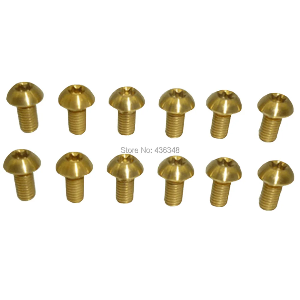 

12pcs M5x10mm Disc Brake Rotor Bolts