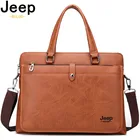 Мужской портфель для ноутбука JEEP BULUO, оранжевый портфель для компьютера 14 дюймов, сумка-мессенджер, Сумка для документов, все сезоны, 2019