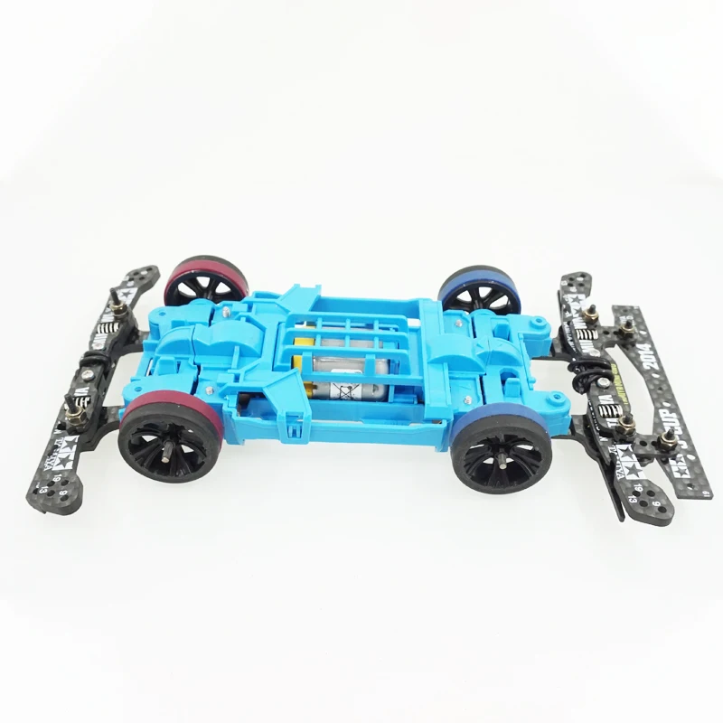 Piezas de carbono autofabricadas para coche de carreras tamiya, muelle de suspensi&oacute;n independiente, conjunto delantero/trasero, para chasis MS MA AR S2, 4wd-3