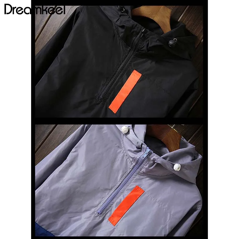 Мужская весенняя куртка в стиле пэчворк Повседневная ветровка размера плюс 5XL