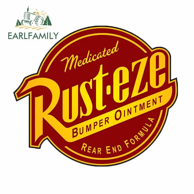 Автомобильные наклейки и EARLFAMILY виниловые водонепроницаемые 13 см х 11 3 для RUST-EZE