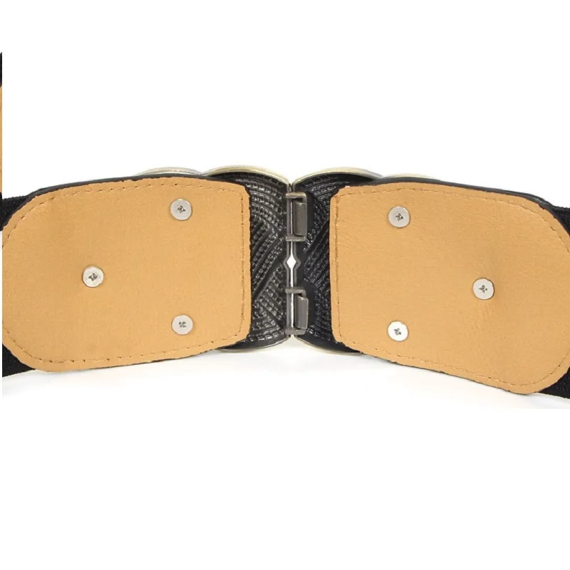 

Big Belts for Women Waist Corset Belt Wide Elastic Cummerbunds Black Stretch Plus Size Belt Dress Fashion ladies Cinturon Mujer