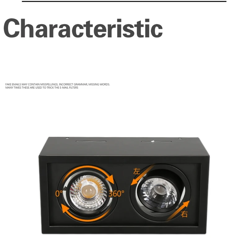 $12.22 1pcs white Black High quality Surface Mounted adjustment LED COB dimmable Downlights ac85-265V 10W 20W LED Ceiling Lamp Spot