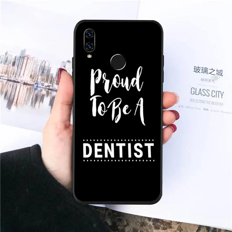 

Dentist Dental Crowned Teeth Phone Cases For Huawei honor Mate P 10 20 30 40 Pro 10i 9 10 20 8 x Lite funda coque
