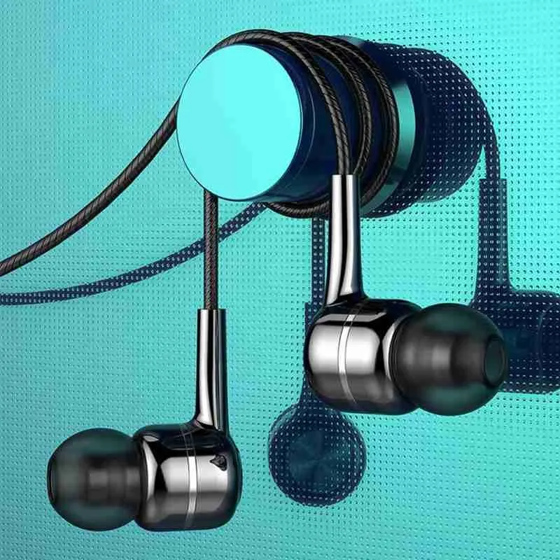 Красочные 3 5 мм проводные наушники Спортивная гарнитура с микрофоном