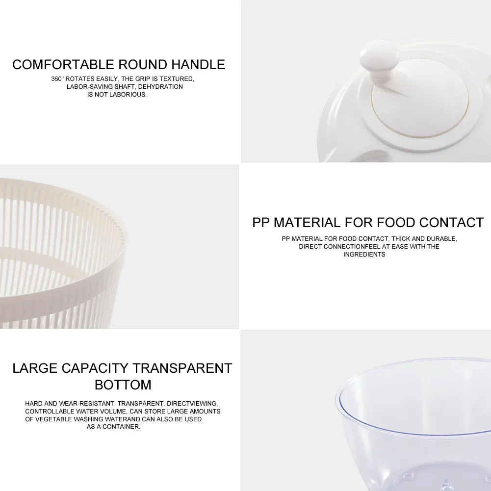 Салатный Спиннер салат большая емкость быстрая сушка вращающиеся кухонные