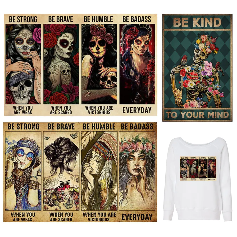 Нашивки для одежды в эстетике девушки DIY термальная наклейка на одежду стиле панк