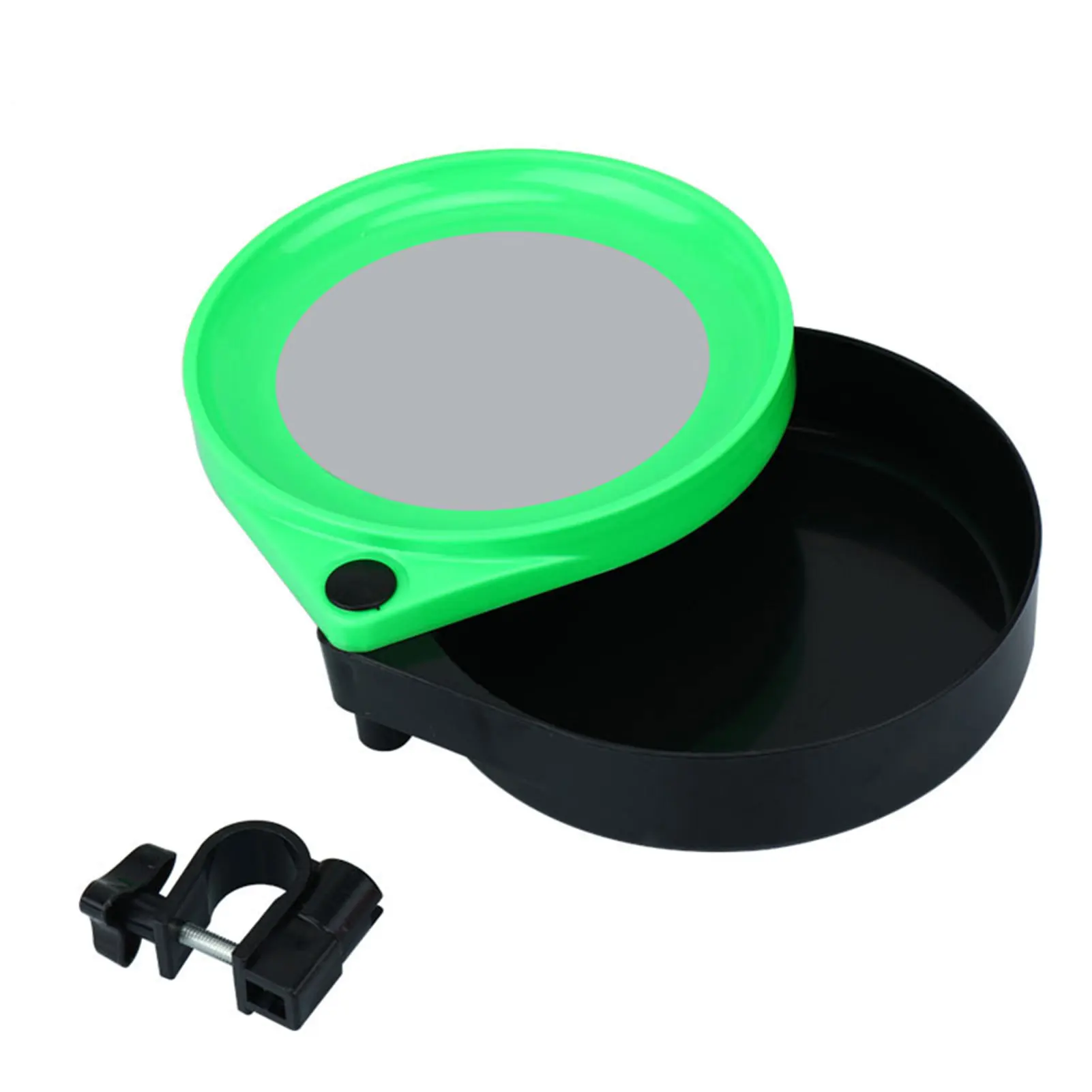 

Fishing Reel Portable Fishing Bait Tray Strong Magnetic Bait Box For Fishing Fishing Gear Supplies Full Magnetic Bait Tray Metal