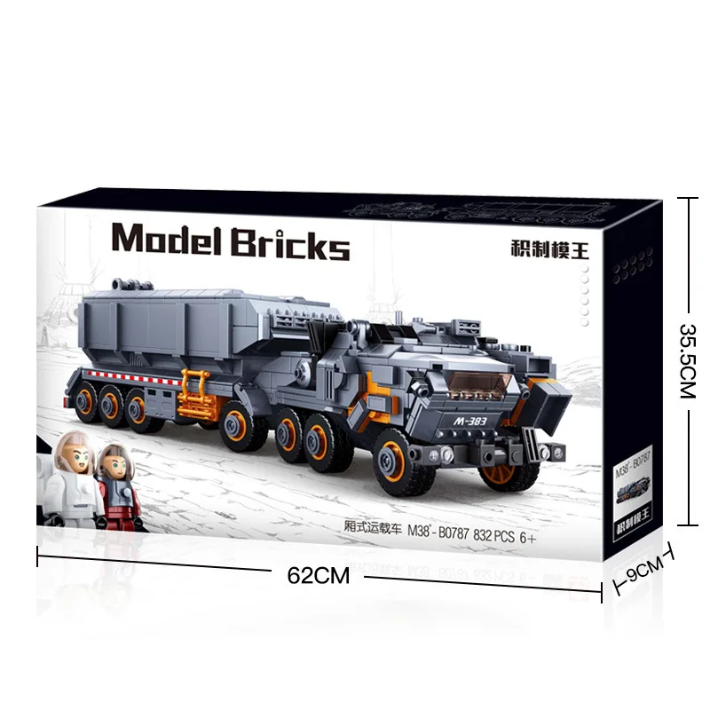 

Sluban Wandering earth Star Car Transporter Carrier Cars Building Block Model Boy Gift Toys For Children gifts