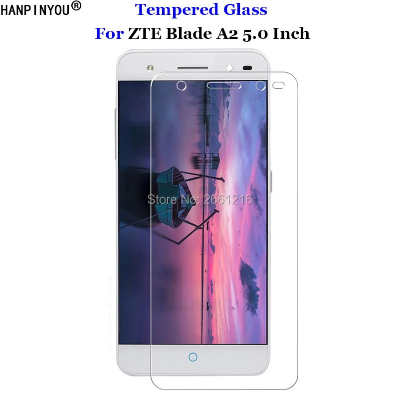 Закаленное стекло 9H 2.5D Премиум Защитная пленка для ZTE Blade A2 5 0&quot|screen protector film|protector