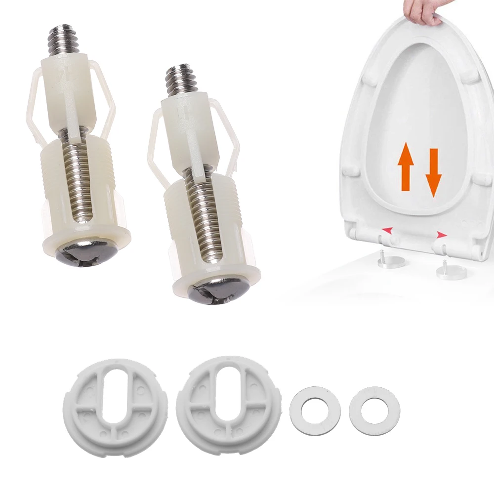 Универсальные шарниры на сиденье унитаза мягкая фиксирующая гайка Легкое