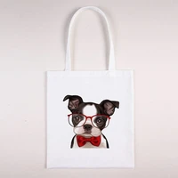 french bulldog womens handbags bags for 2020 new luxury 2021 cosmetic bag designer canvas summer shoppers famous brand shoulder