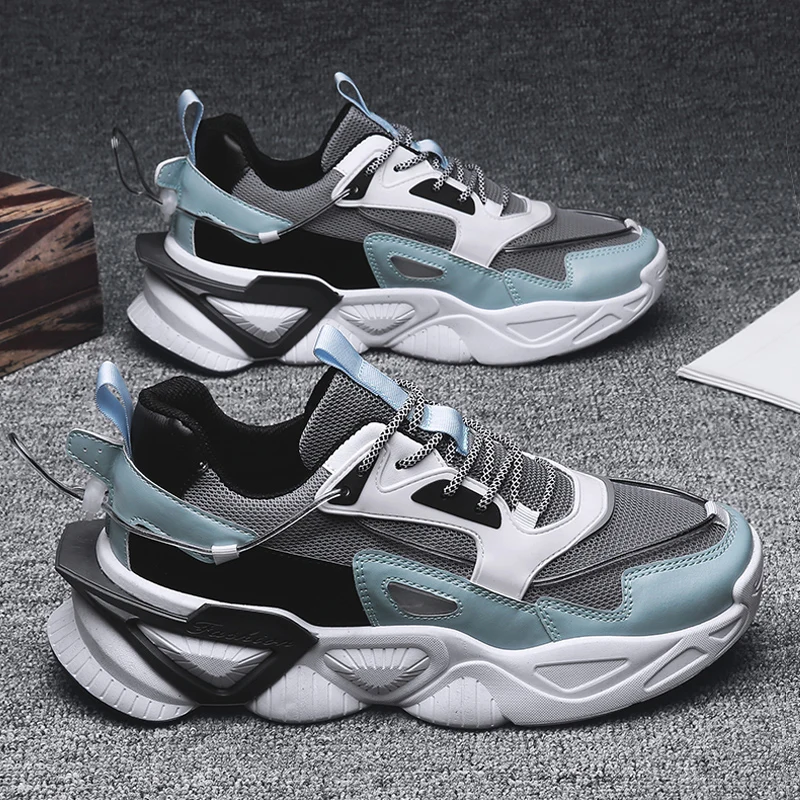 

CYYTL Trend Fashion Men's Highten Sneakers Breathable Shoes Comfortable Tenis Sports Mesh Casual Walking Students Trainers