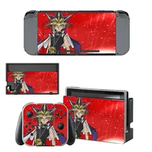 Vinyl Screen Skin Yu-Gi-Oh YuGiOh Protector Stickers for Nintendo Switch NS Console + Controller + Stand Holder Skins
