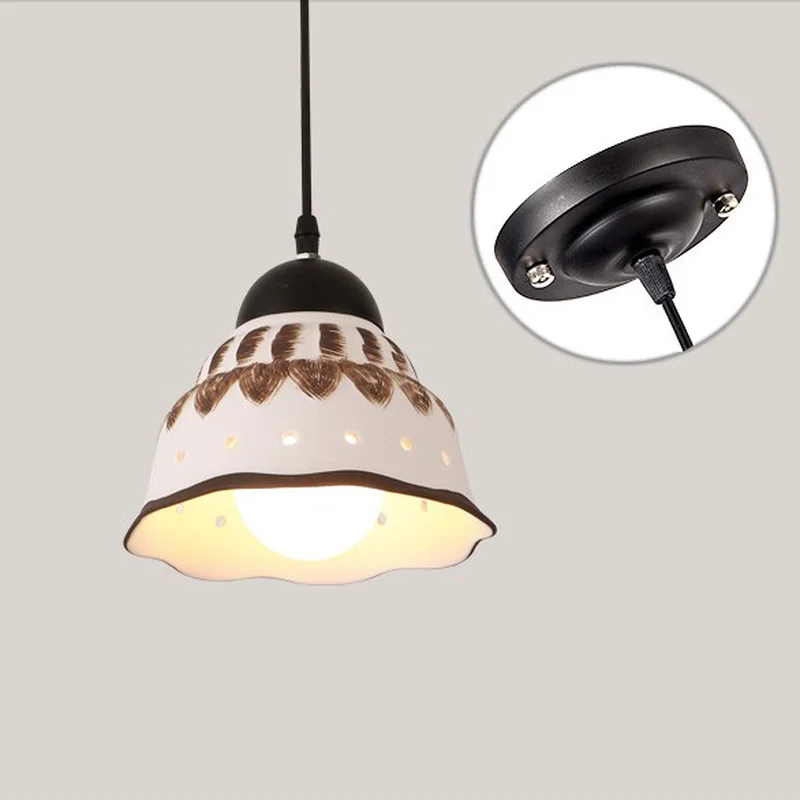 Подвесной светильник в американском стиле керамический креативный барный