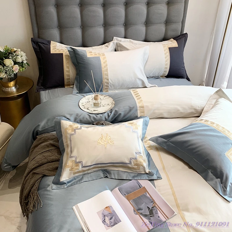 Из чистого хлопка Постельное белье 80TC длинноволокнистый хлопок светильник со