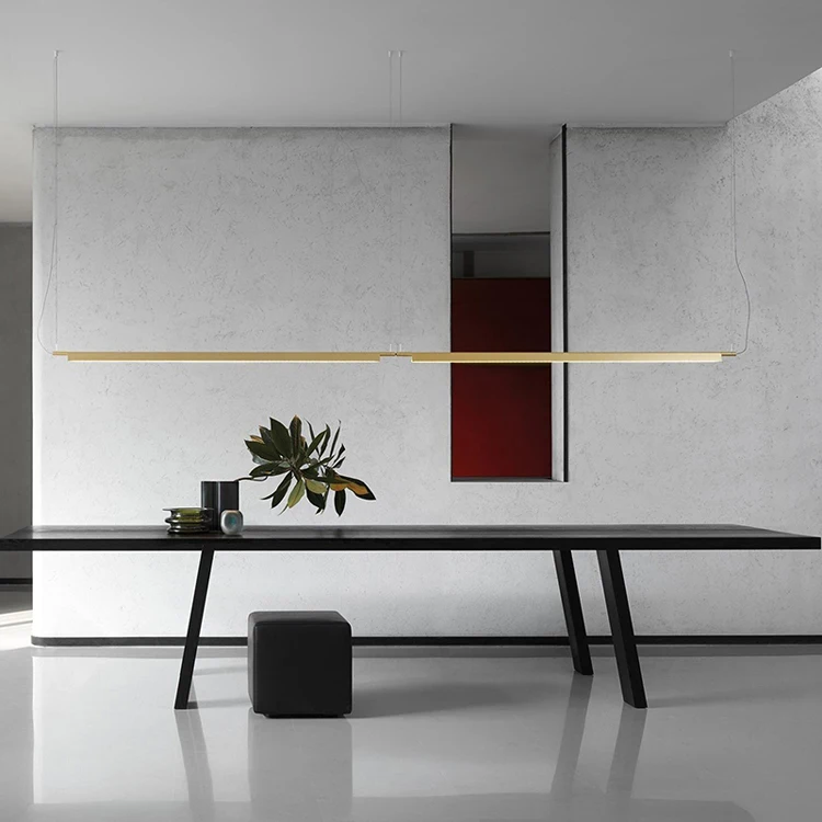 Все Медные подвесные светильники офисные Длинные лампы для еды учебы столовой Led