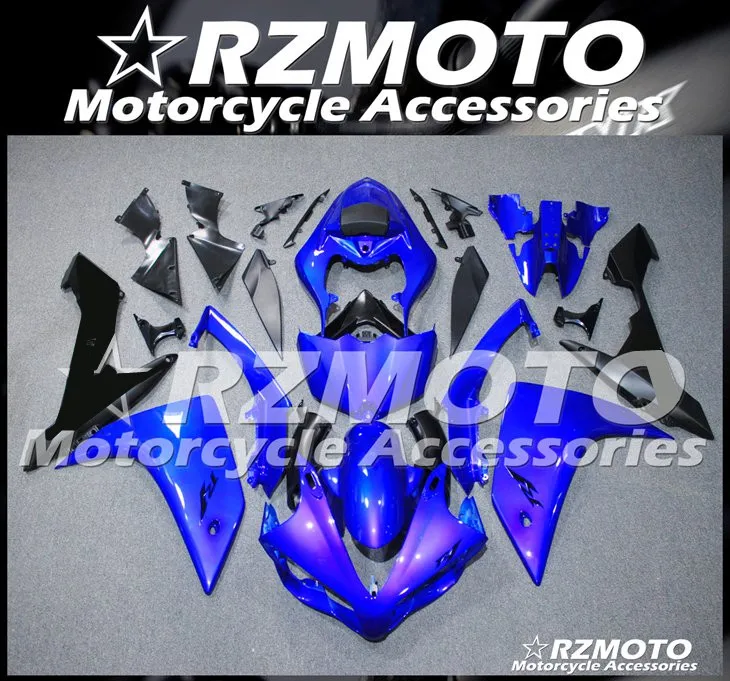 

Injection Molding New ABS Motorcycle Whole Fairings kit Fit for YAMAHA YZF-R1 R1 2007 2008 07 08 Bodywork set black blue