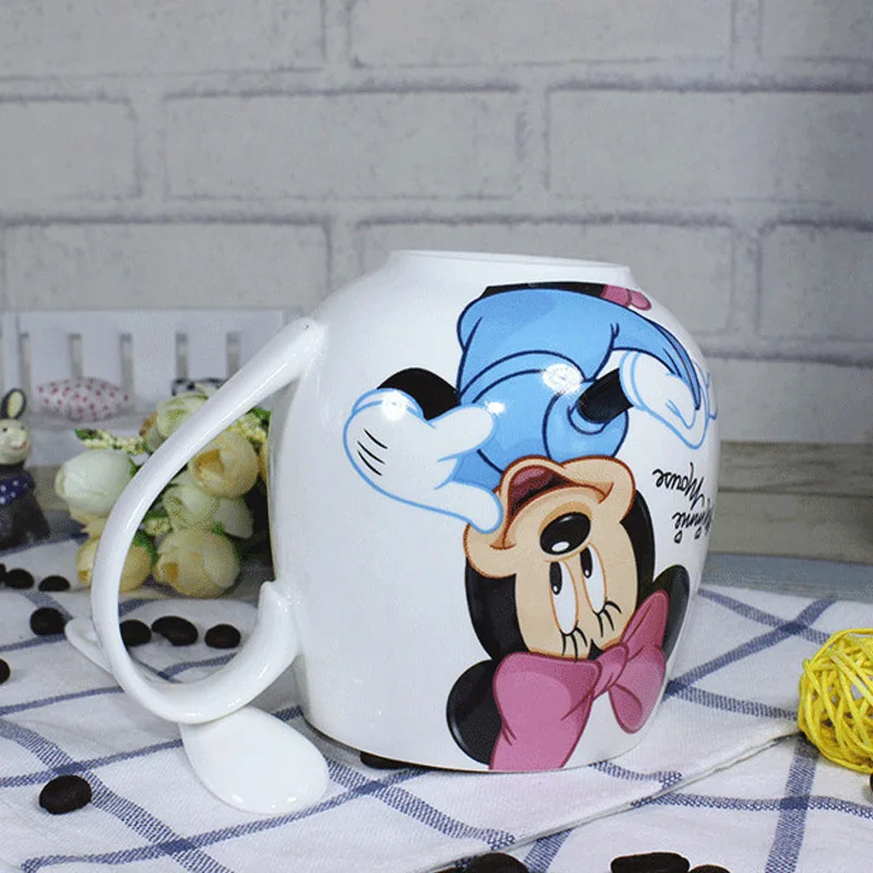 Лидер продаж детская керамическая чашка с мышкой Диснея 400 мл мультяшный узор