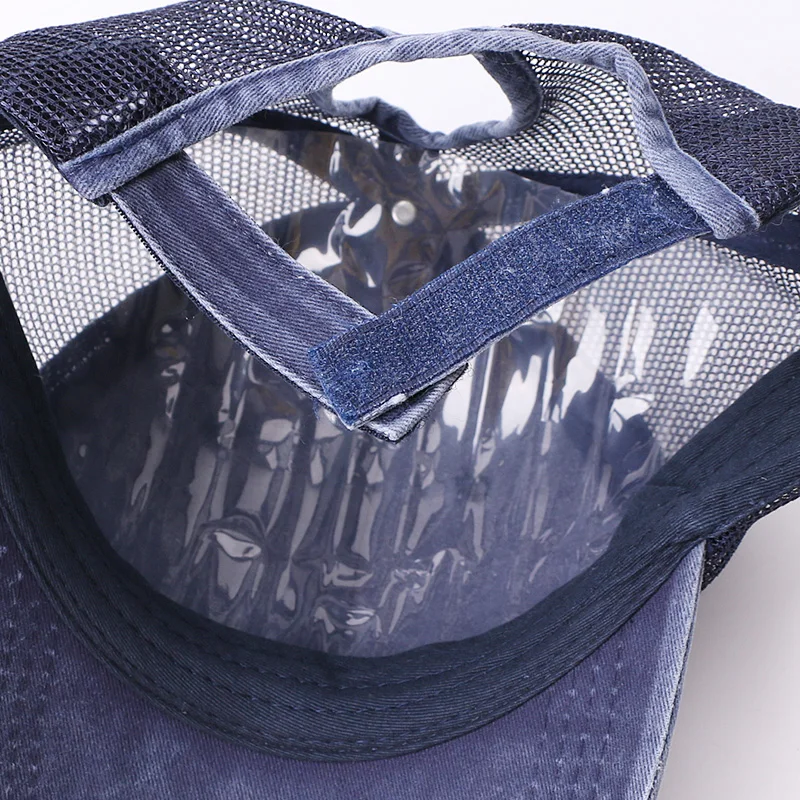 Бейсбольная кепка с дырками в виде конского хвоста Женская бейсбольная s на лето