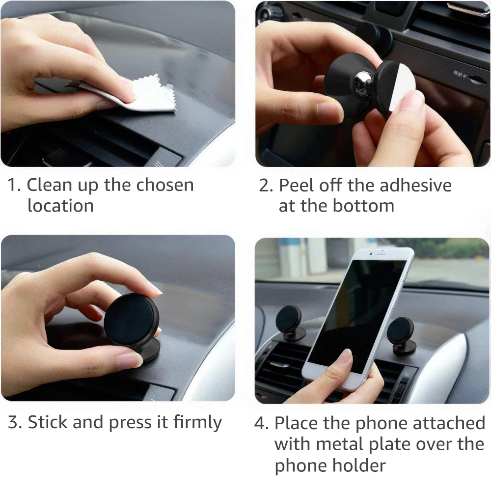 Car Phone Holder Magnetic for Chery Fulwin QQ Tiggo 3 5 T11 A1 A3 A5 Amulet M11 Eastar Elara | Автомобили и мотоциклы