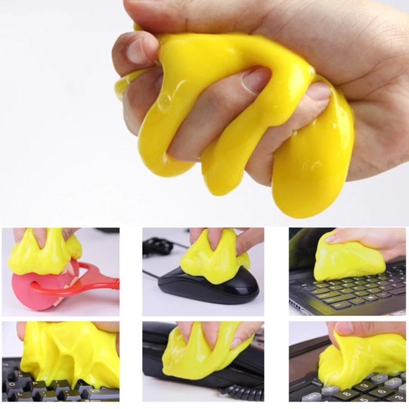 Cleaning Gel Universal Dust Cleaner for PC Keyboard Car Vent Laptop Dusting Home and Office Electronics Props | Компьютеры и офис