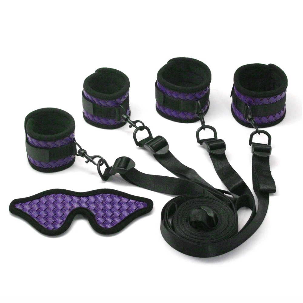 Adult Sex Toys Handcuffs & Ankle Cuffs and Eye Mask Erotic Bondage Under Bed Games Accessories Products for Couples |