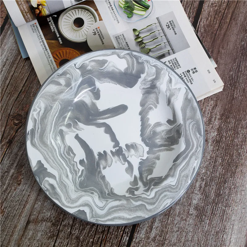 20 см Американский арт характеристика мокко оригинальный пепельный эмаль поднос