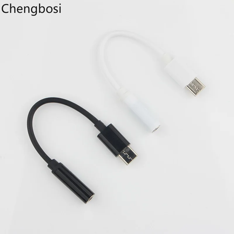 Кабель с разъемом USB типа C для 3 5 мм разъем наушников на обоих концах подключения