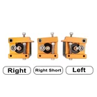 Алюминиевый сплав блок MK8 экструдер для Makerbot 1,75 мм нити 3D принтеры части экструзии правая левая короткая ручная часть DIY Набор