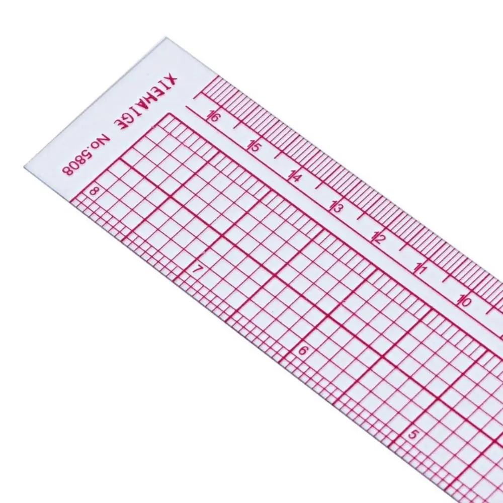 

Multi-function Ruler DIY Plastic Sewing Square Curve Tailor Drawing Craft Tool