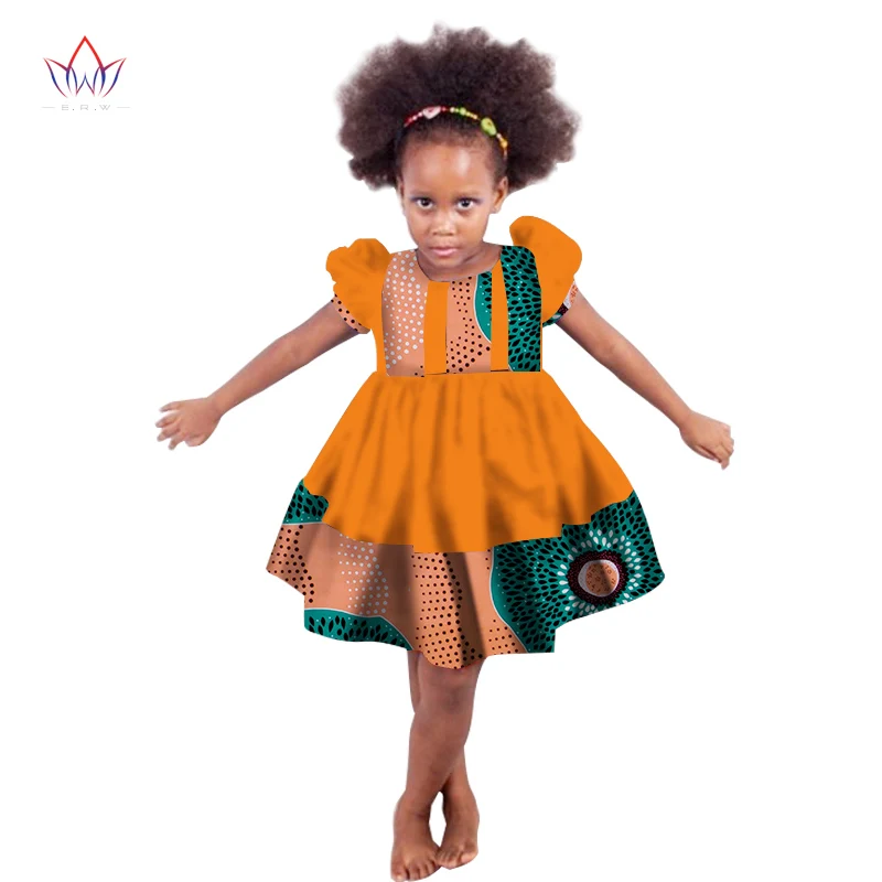 АФРИКАНСКАЯ ДЕВУШКА Костюмы дети Дашики традиционные хлопок Платья для женщин