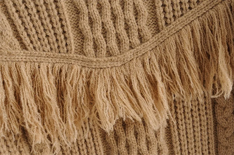 H. SA корейский модный женский свитер и пуловеры Oneck Ruffles Pull Jumpers хаки зимний теплый женский свитер-пуловер свитер оверсайз