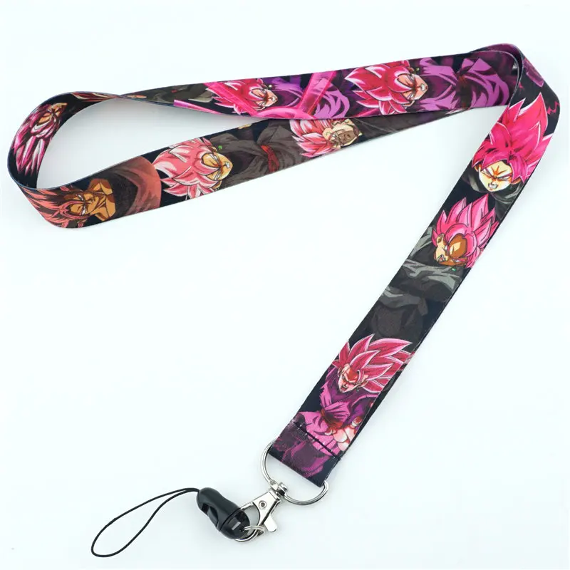 Аниме шнурки для ключей держатель значка шейные платки мобильного цепочка