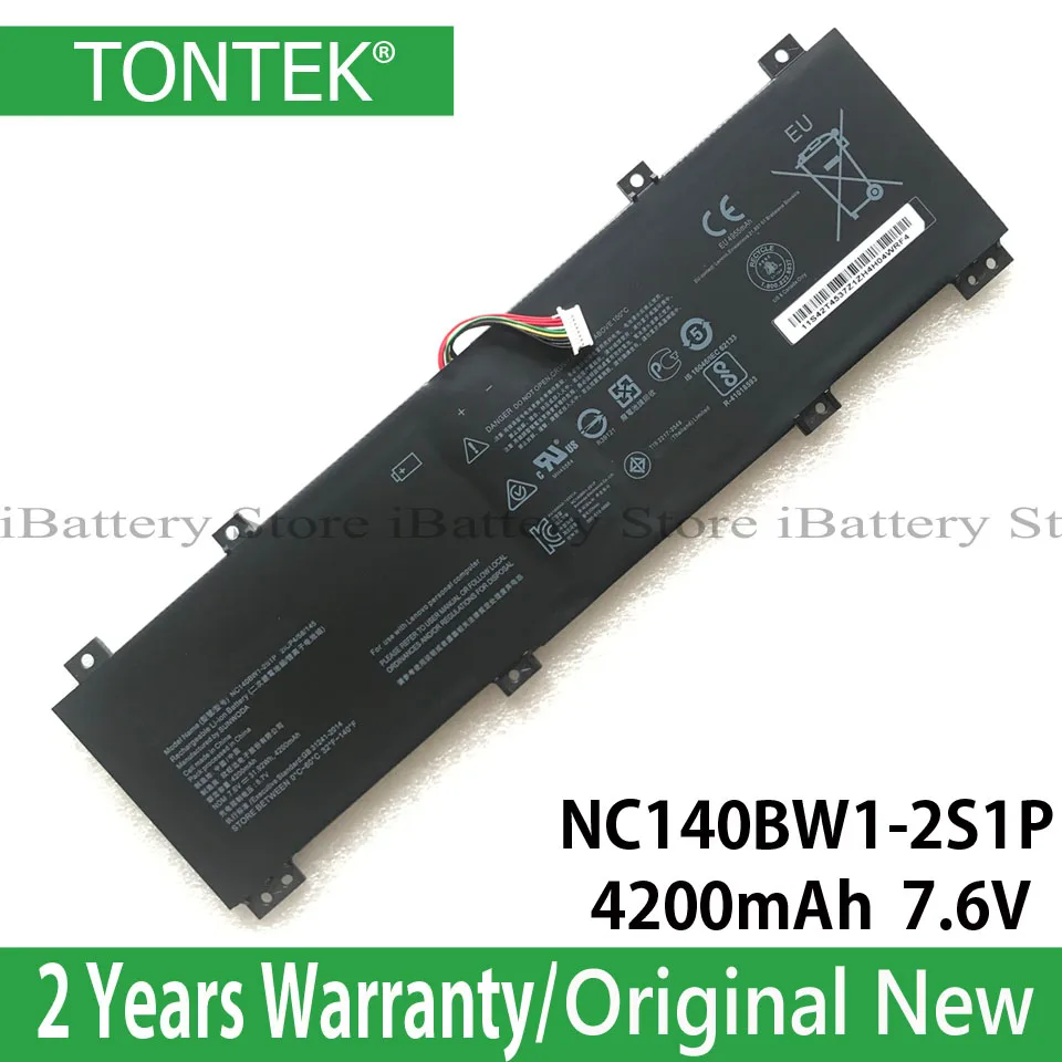 Аккумулятор из натуральной NC140BW1-2S1P для Lenovo IdeaPad 100S-14IBR Series 0813002 5B10K65026 4200 мАч 7 6 V