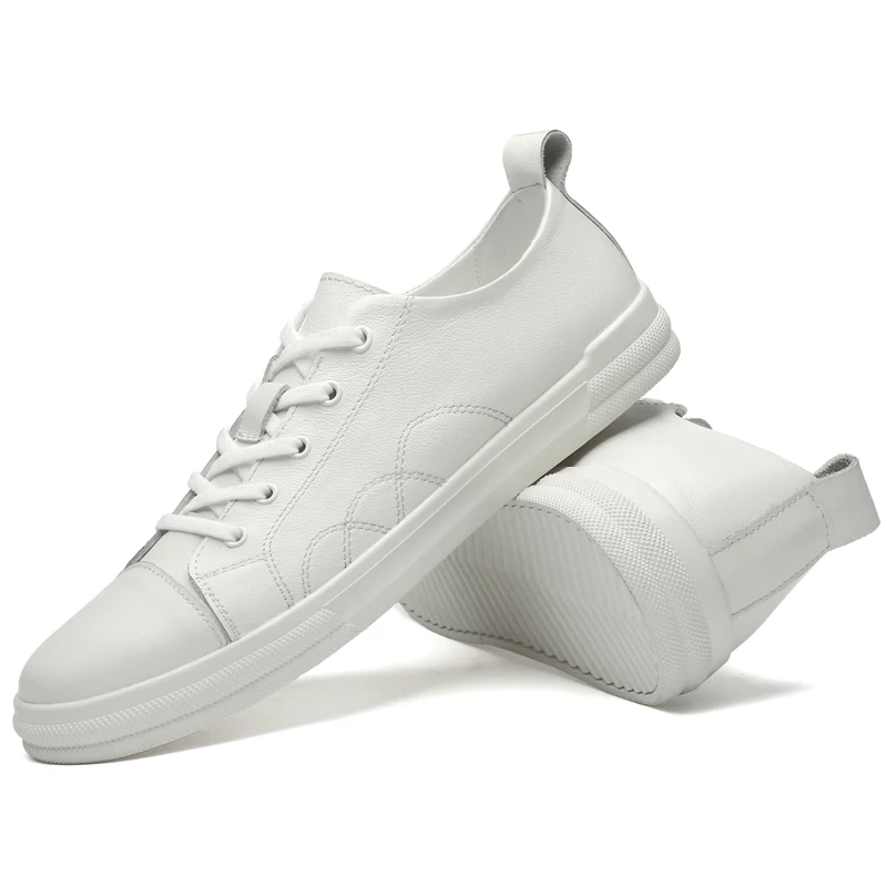 Новая мужская обувь повседневные роскошные кроссовки классическая белая