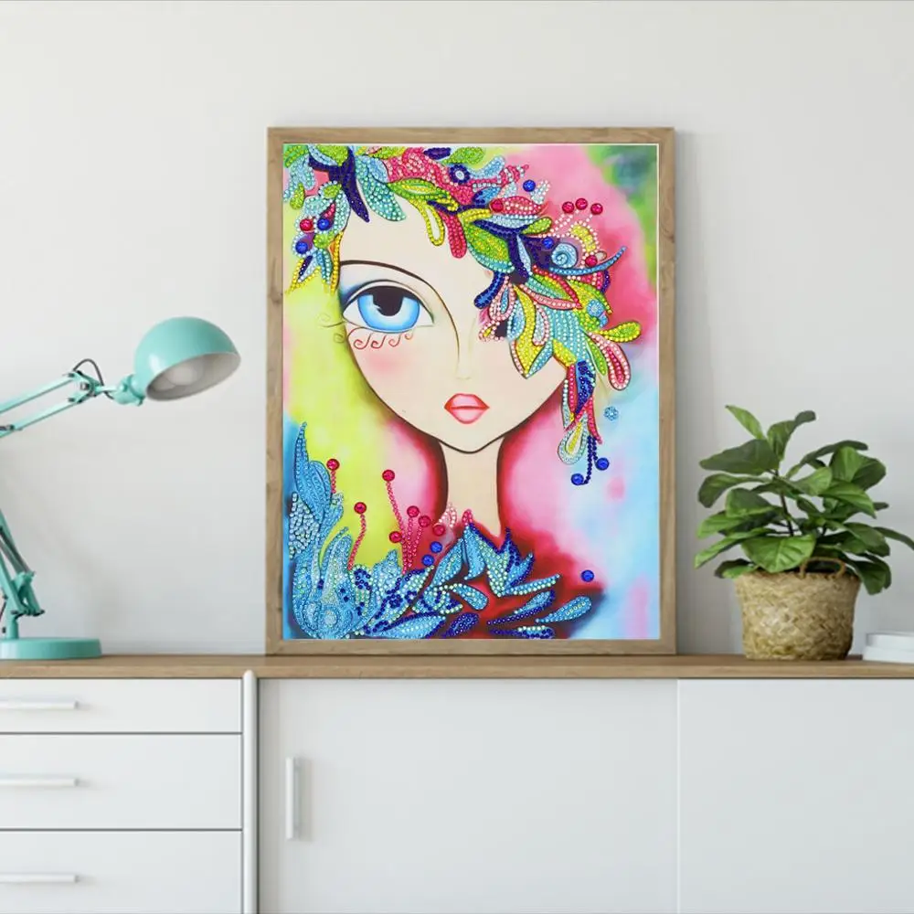 5D алмазная живопись мозаика особой формы из драгоценных камней сделай сам