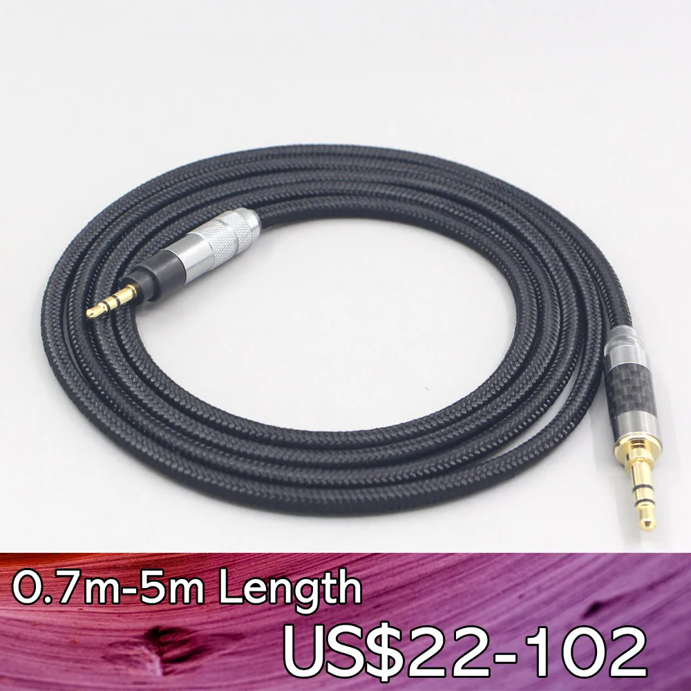 

2.5mm 4.4mm Super Soft Headphone Nylon OFC Cable For Sennheiser Urbanite XL On/Over Ear Earphone Headset